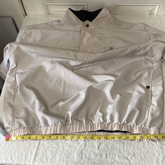 Footjoy DRYJOYS Short Sleeve US Navy Golf Rain Jacket Tan Men’s Sz XL - Picture 16 of 16